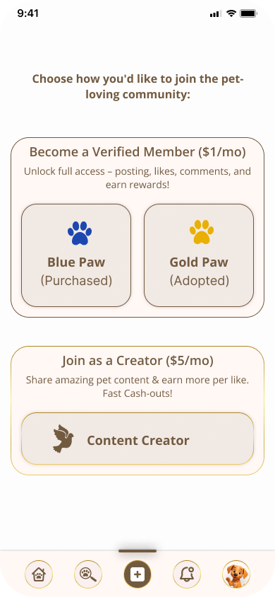 Choose Your Path - Verified Member or Content Creator - both earn money!